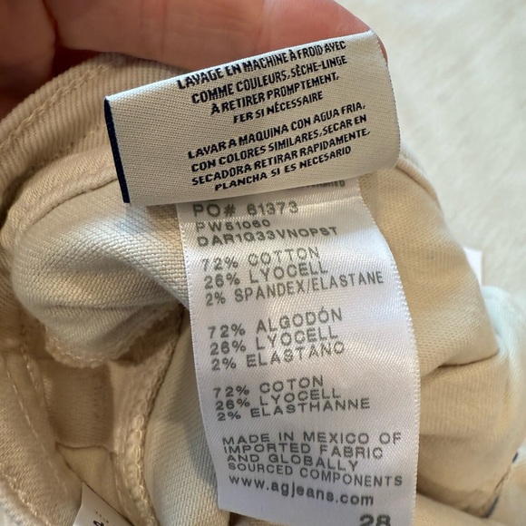 NWT AG Saige wide leg crop, sz 28
27in inseam - Picture 4 of 7